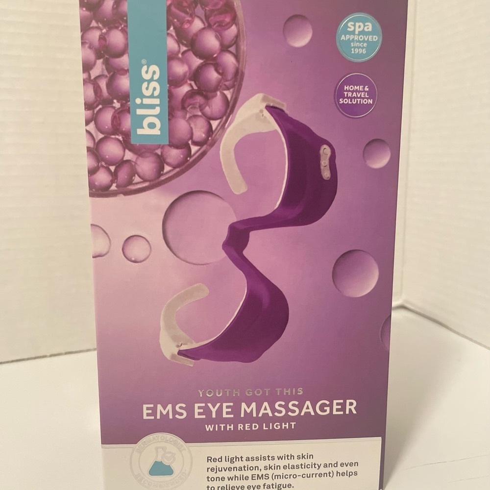 BLISS EMS ( micro-current) Eye Massager With Red Light